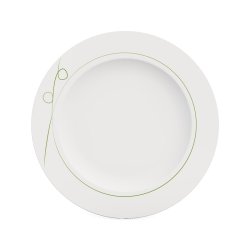 Tallerken fin som porceln