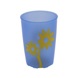 Krus med non-slip blomster