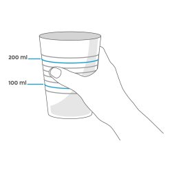 Non-slip krus med ringe